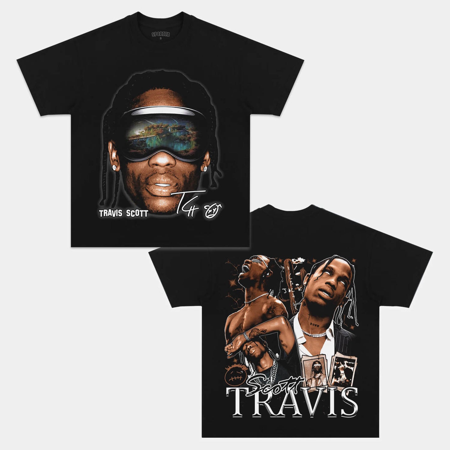 TRAVIS SCOTT 3V TEE Style001