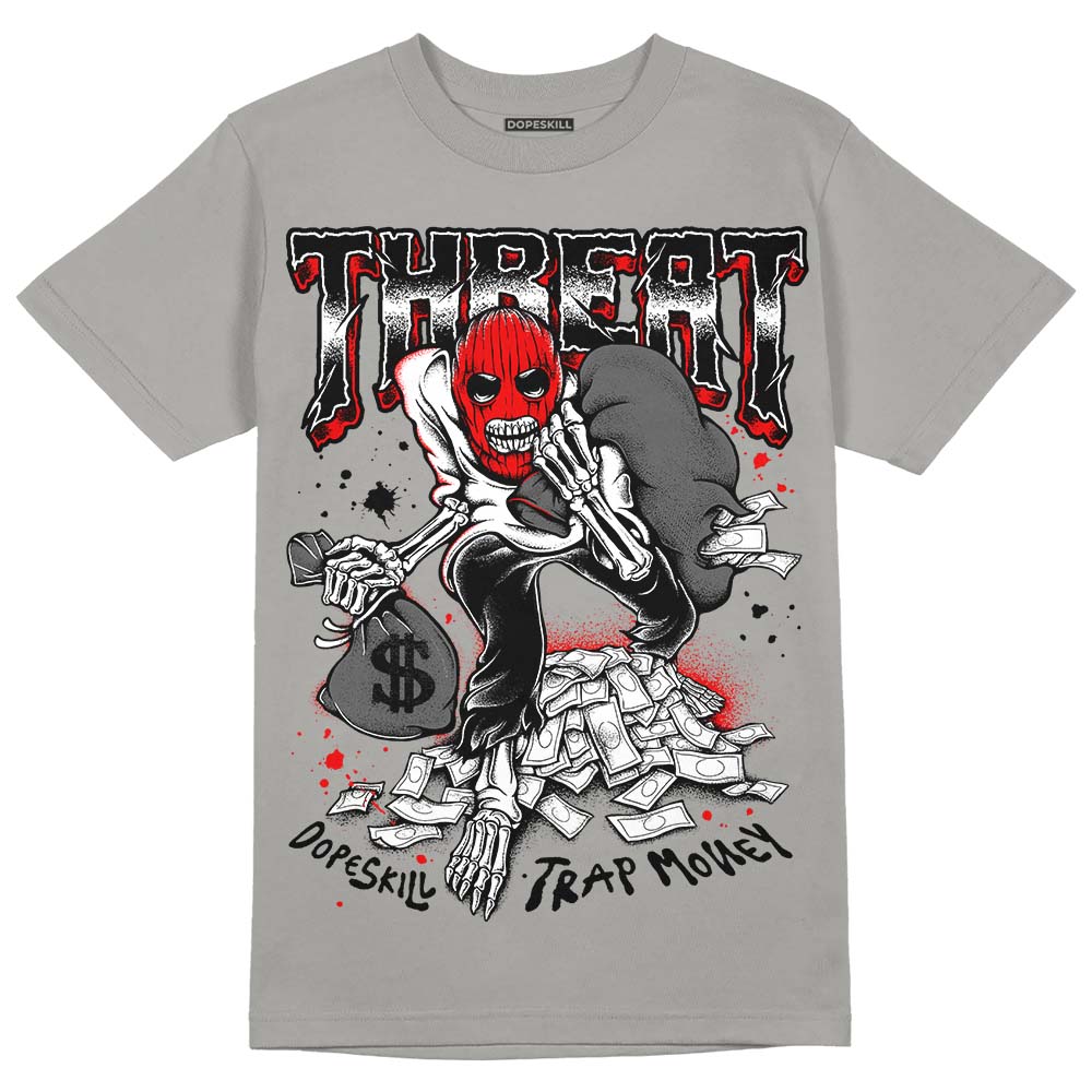 Grey Collection DopeSkill Grey T-shirt Threat Graphic