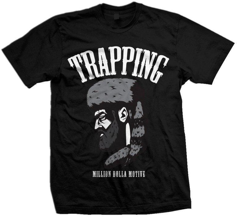 Trapping Pioneer - Black T-Shirt
