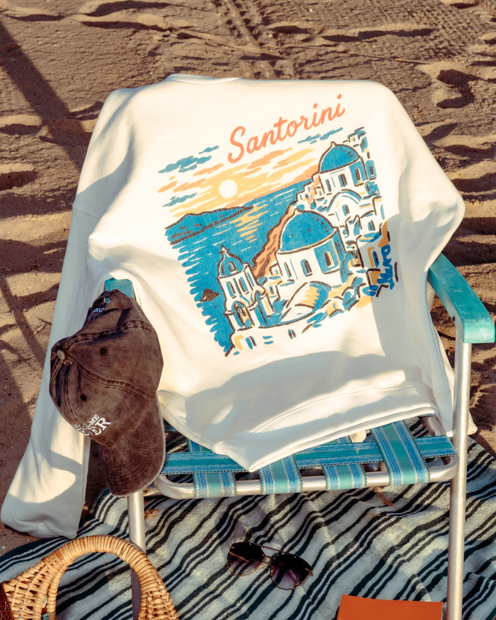 Santorini Sunset Sweatshirt