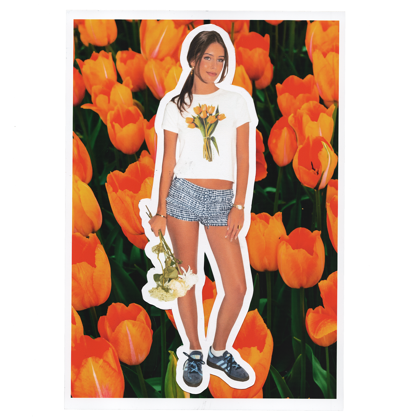 tulips baby tee