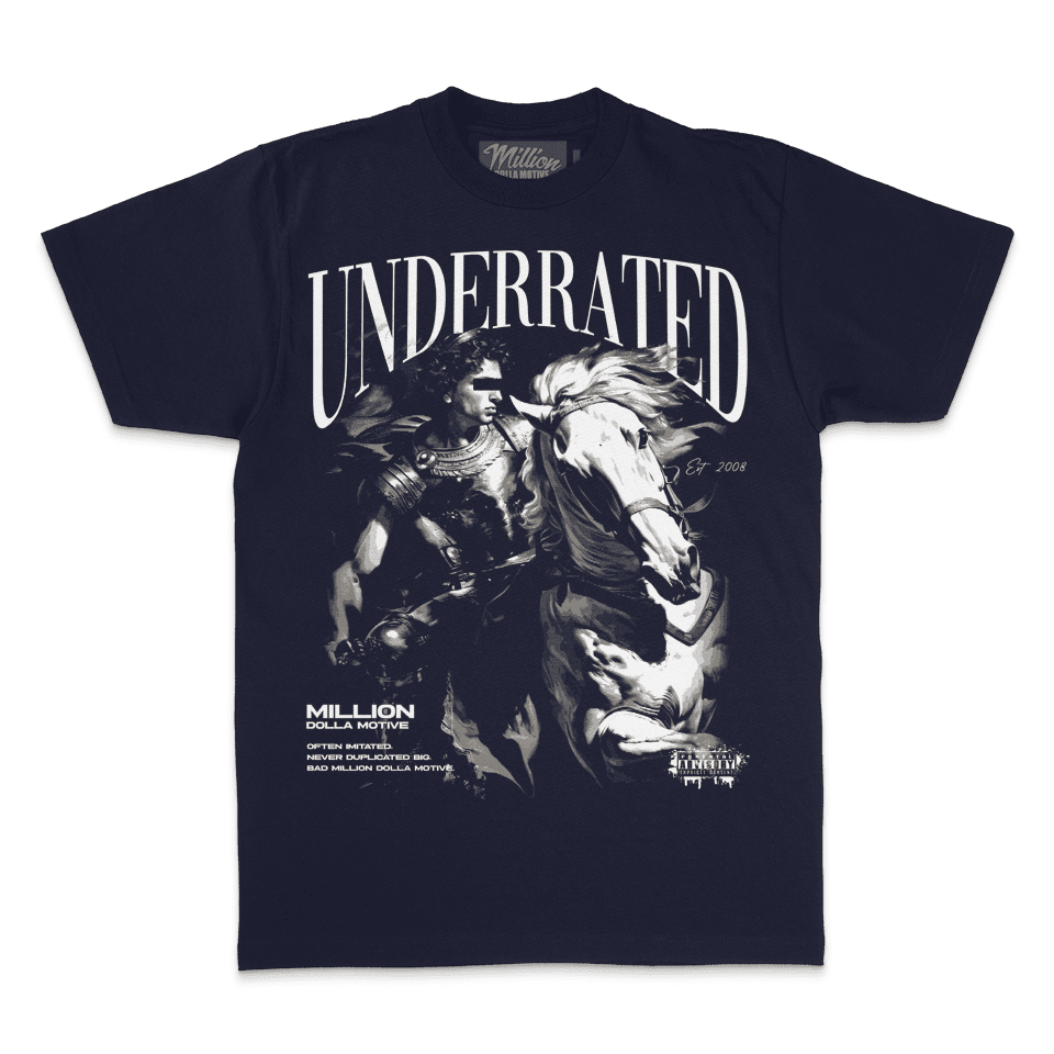 Underrated - Navy T-Shirt