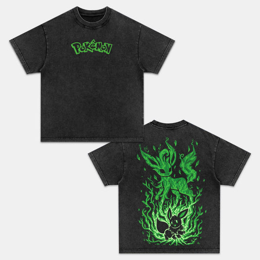 UNISEX ANIME INSPIRED VINTAGE OVERSIZED TEE‰∏®POKEÃÅMON Style003