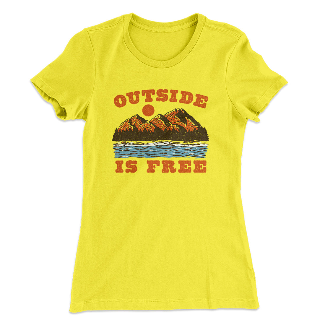 Outside Is Free Women's T-Shirt