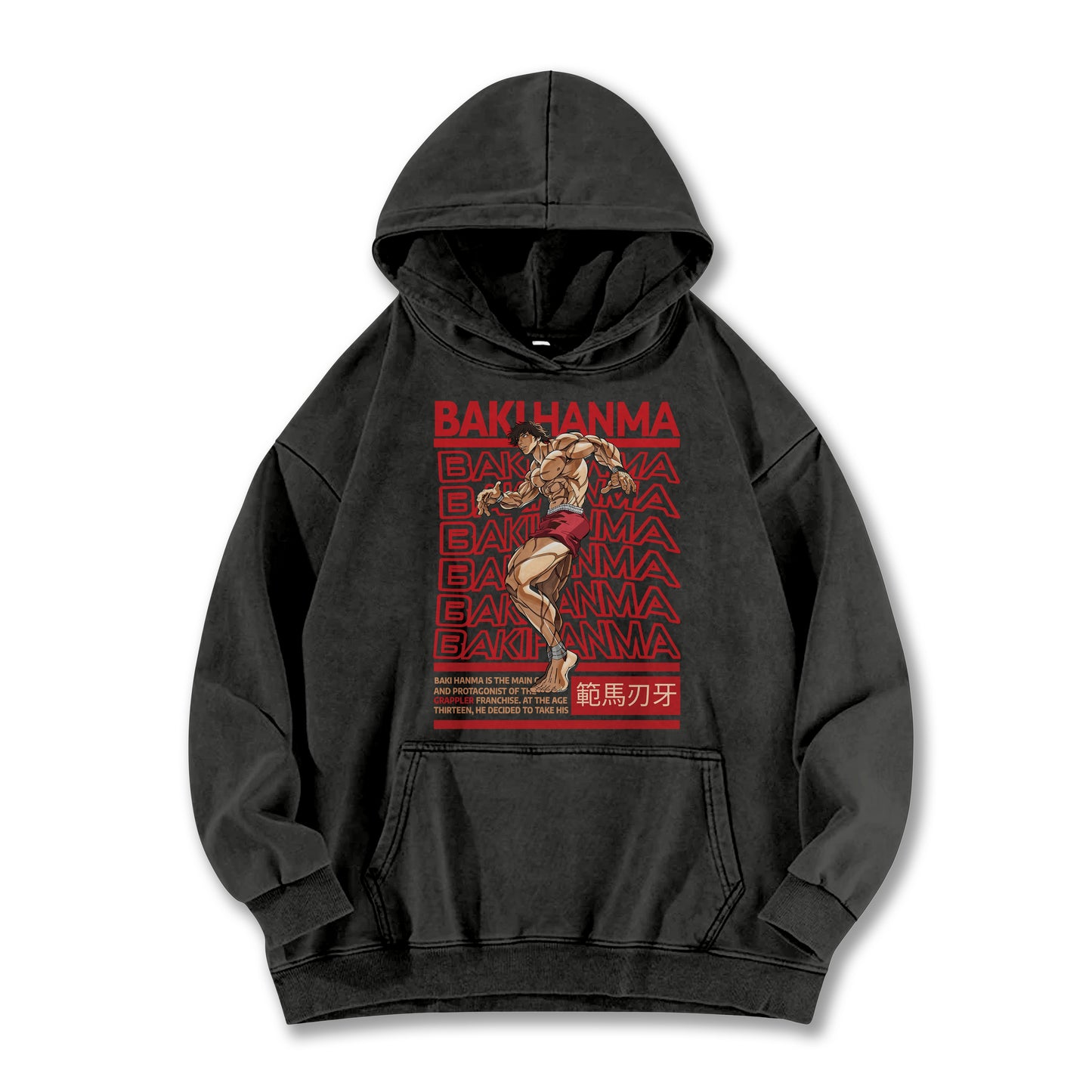 Baki Hanma V8 Vintage¬†Hoodie