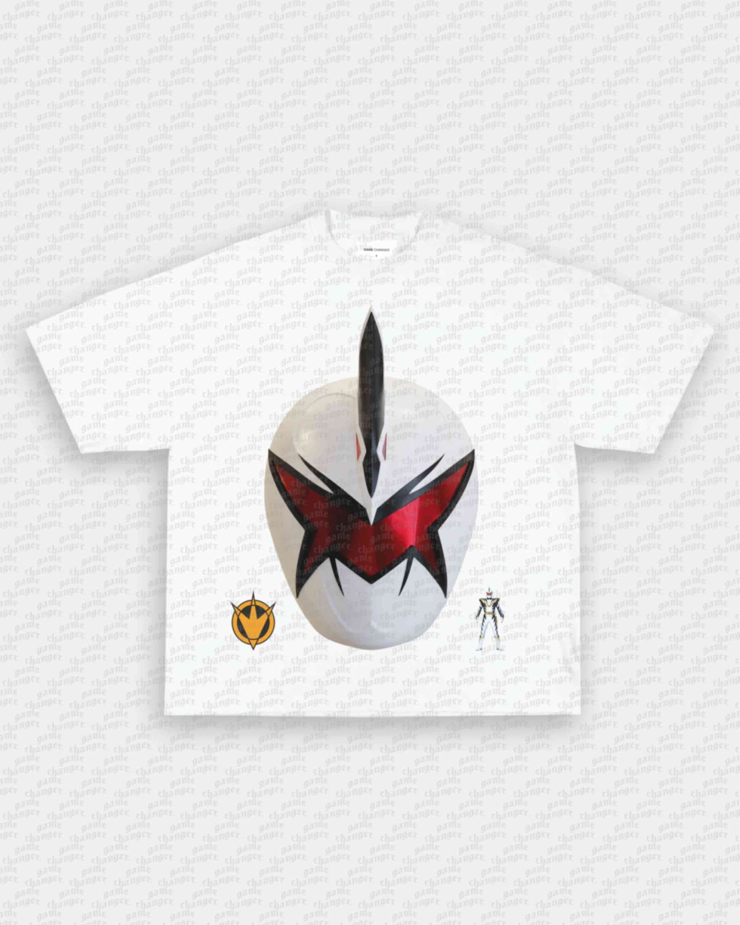 WHITE DINO RANGER TEE Style001