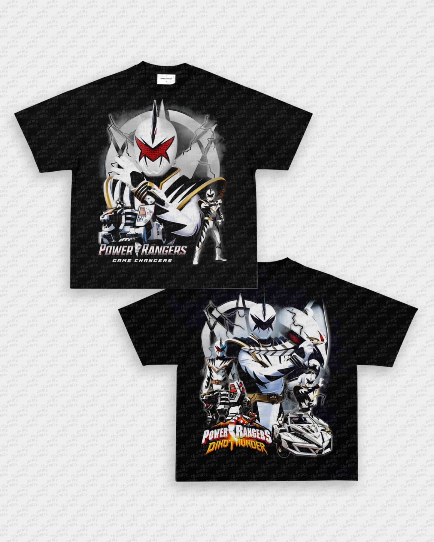 WHITE DINO RANGER V2 TEE - [DS] Style001