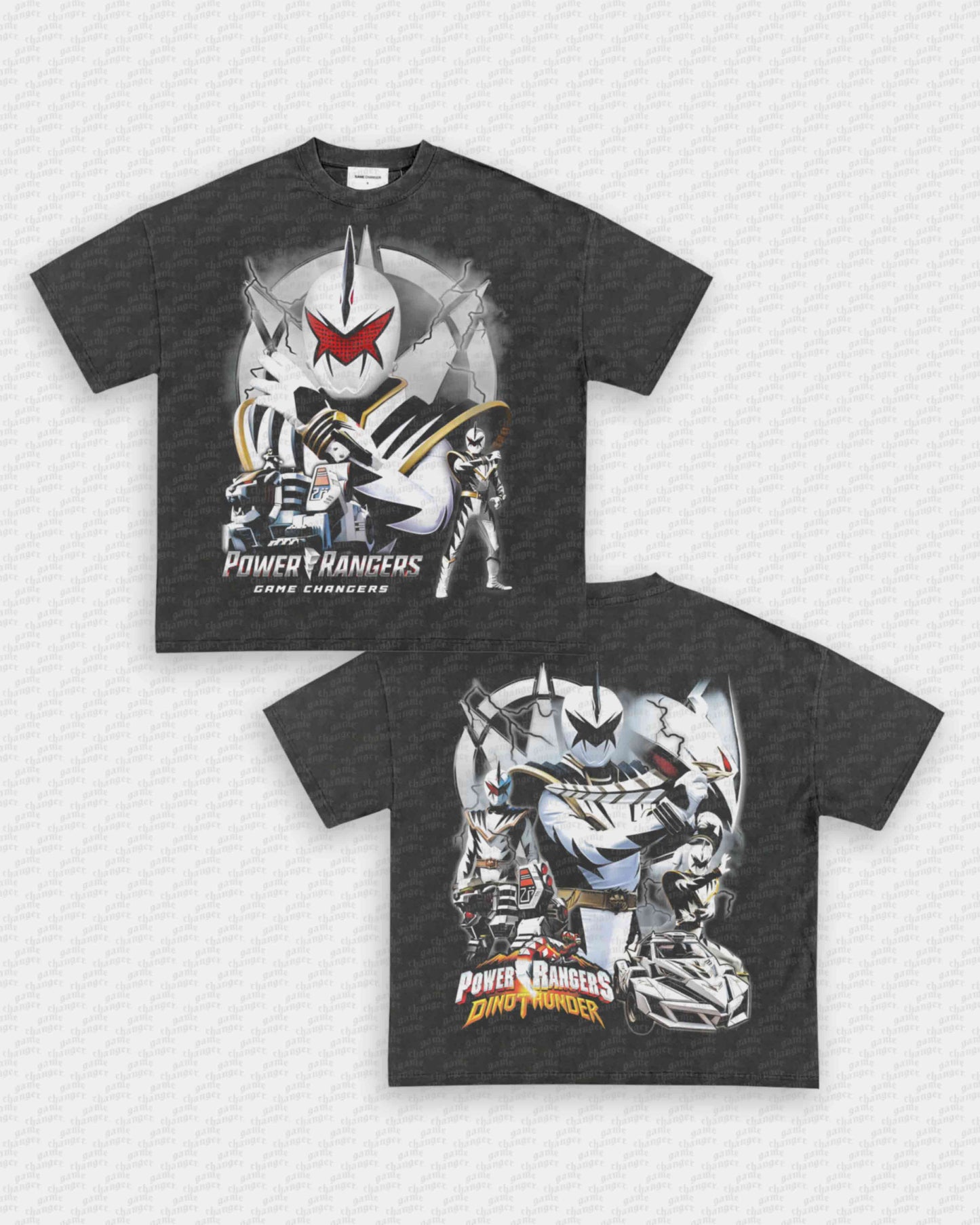WHITE DINO RANGER V2 TEE - [DS] Style001