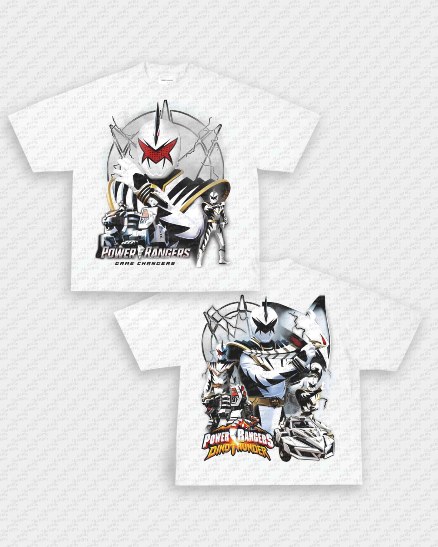 WHITE DINO RANGER V2 TEE - [DS] Style001