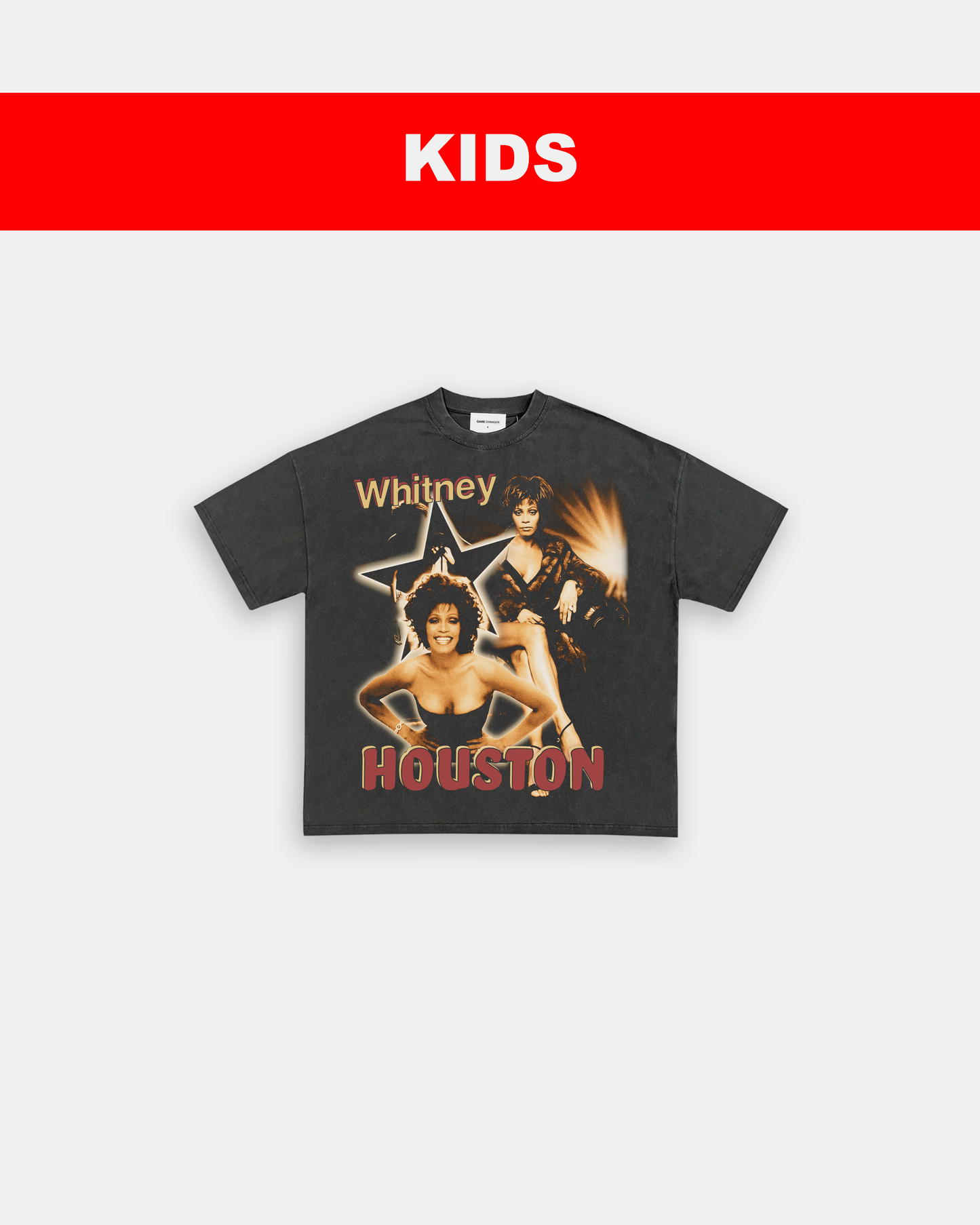WHITNEY HOUSTON - KIDS TEE Style001