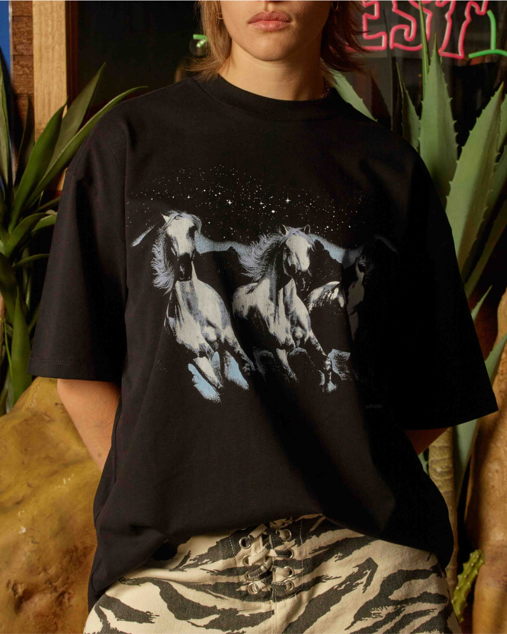 Midnight Rider Oversized Tee