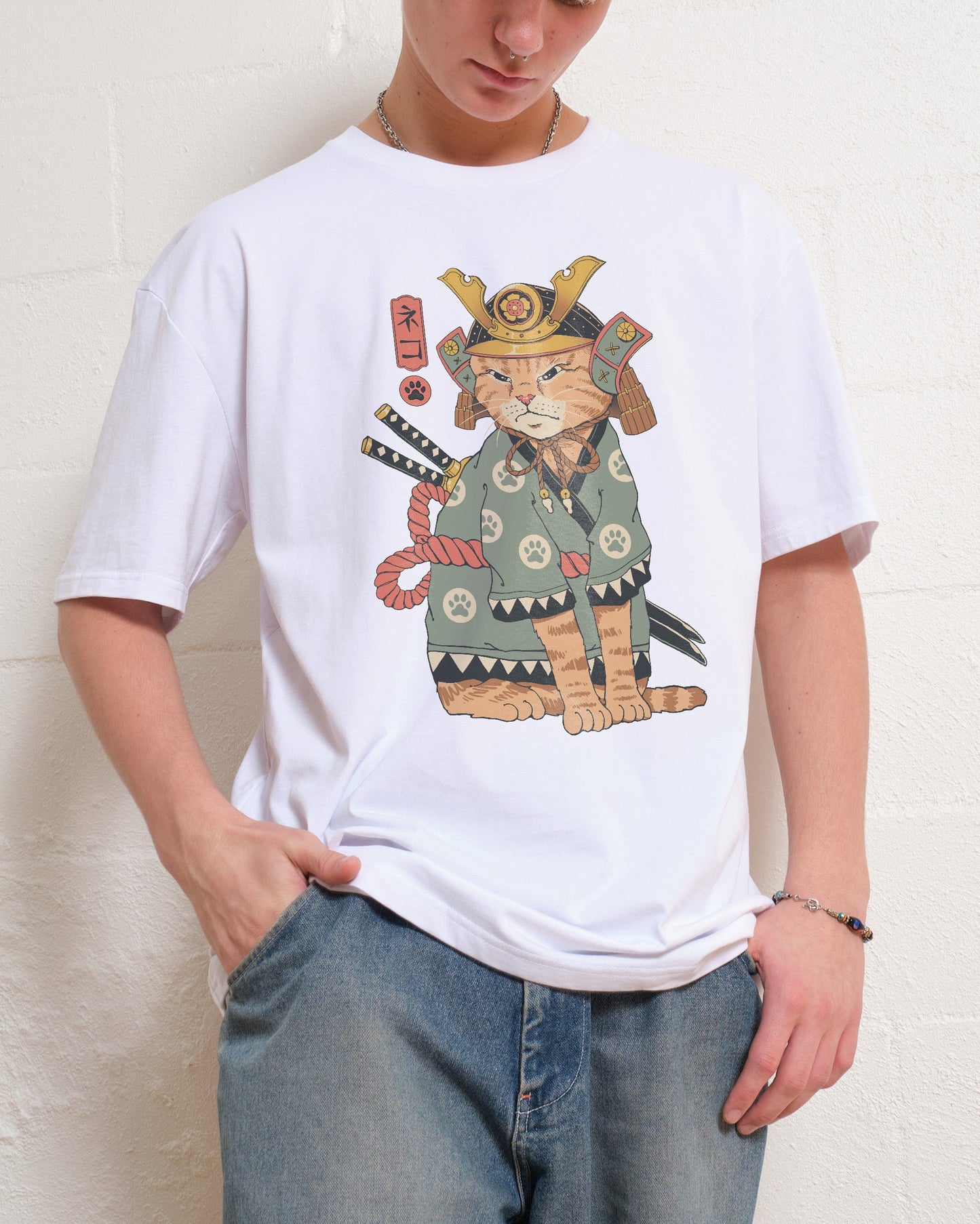 Neko Samurai T-Shirt