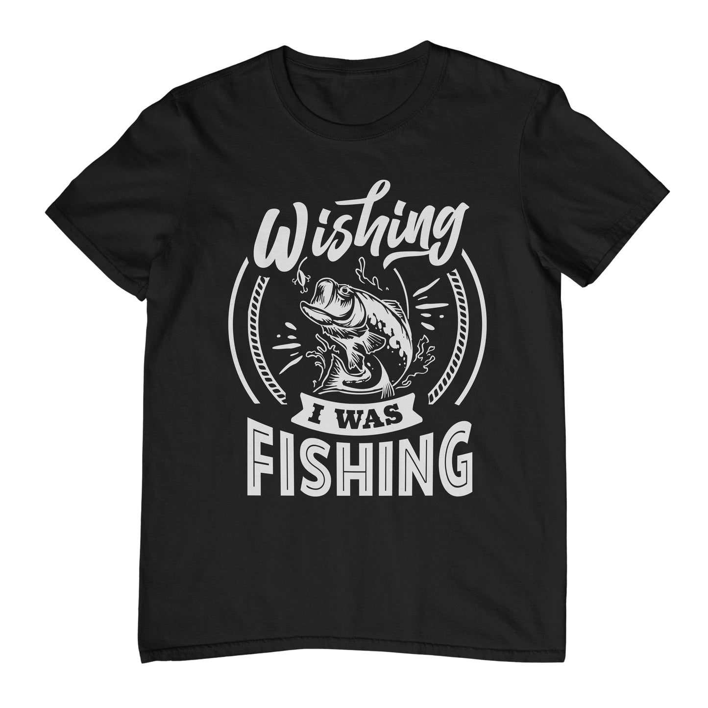 Wishing I Was Fishing TShirt T-Shirt