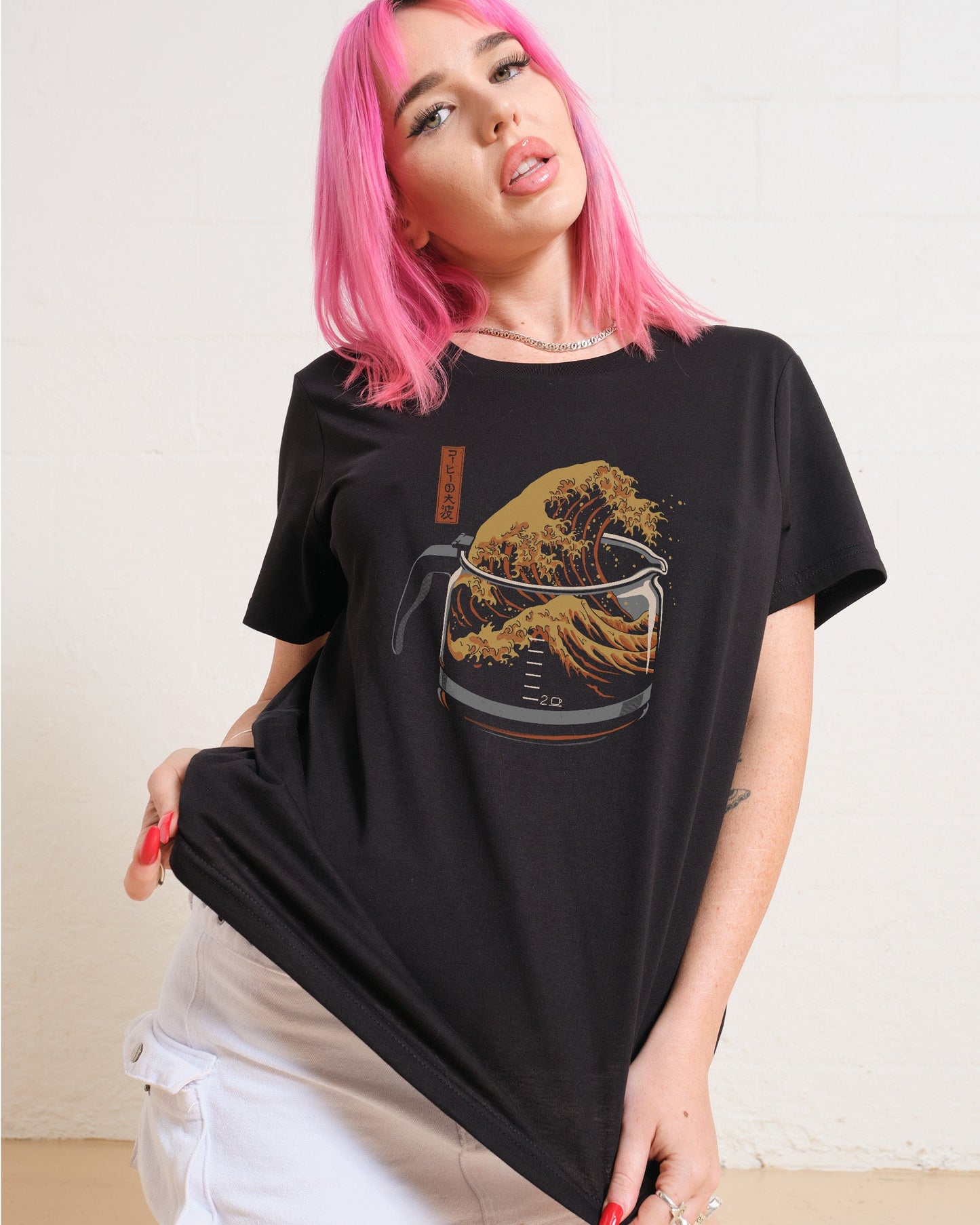 The Great Wave of Coffee Women's Tee