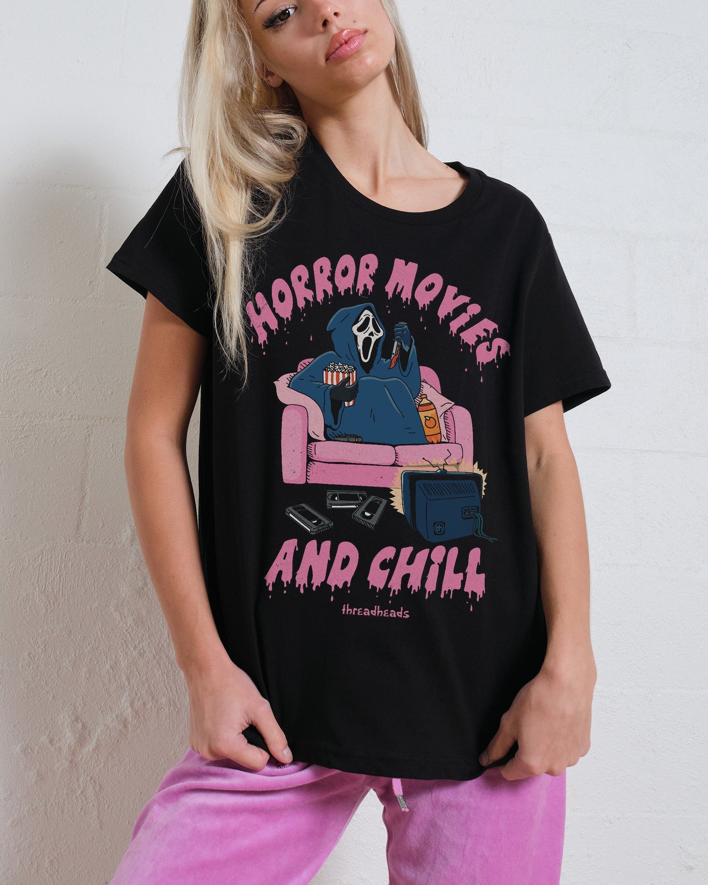 Horror Movies and Chill Women's Tee