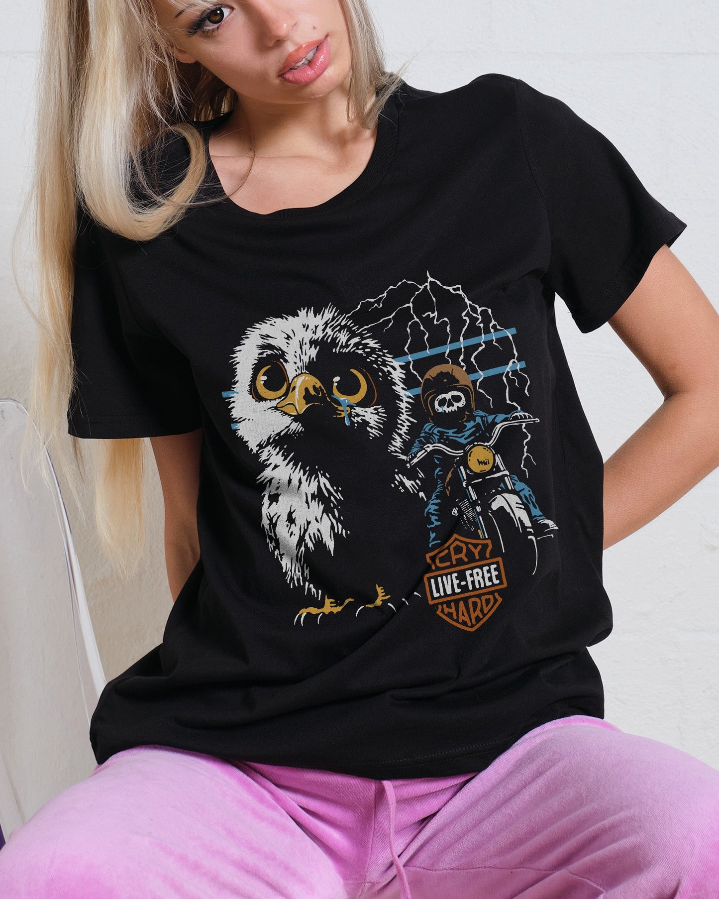 Live Free Cry Hard Women's Tee