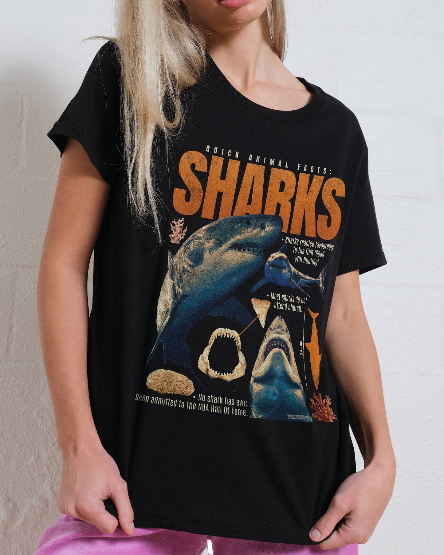 Quick Animal Facts - Sharks Women's Tee