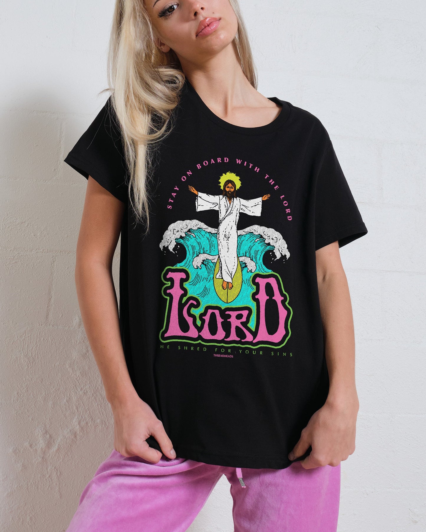 Stay On Board With The Lord Women's Tee