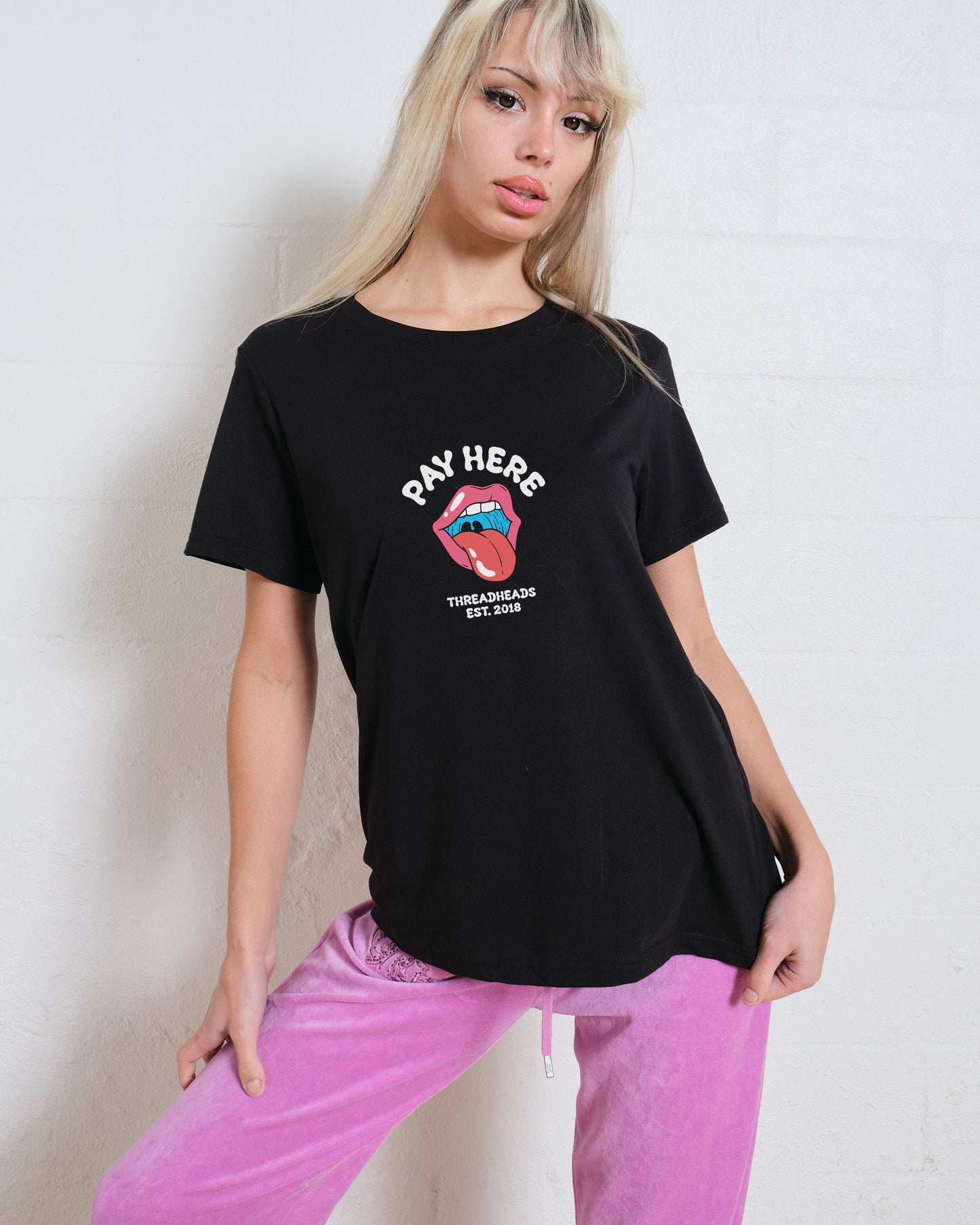 Pay Here Women's Tee