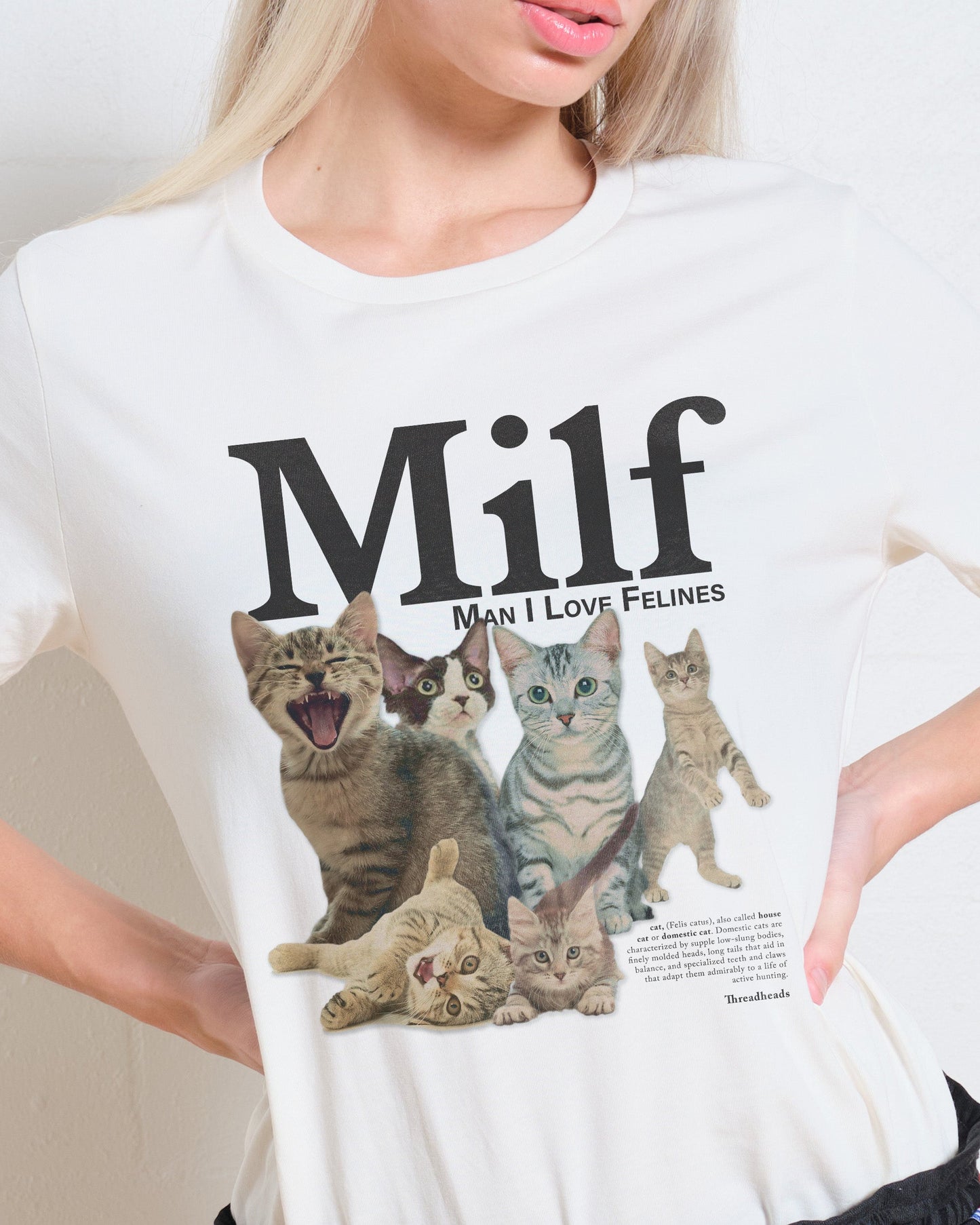 Man I Love Felines Women's Tee