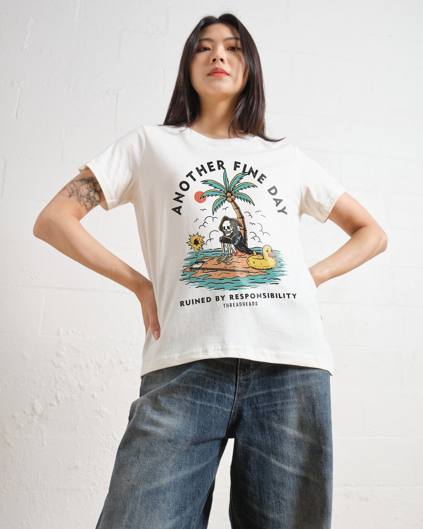Another Fine Day Ruined by Responsibility Women's Tee