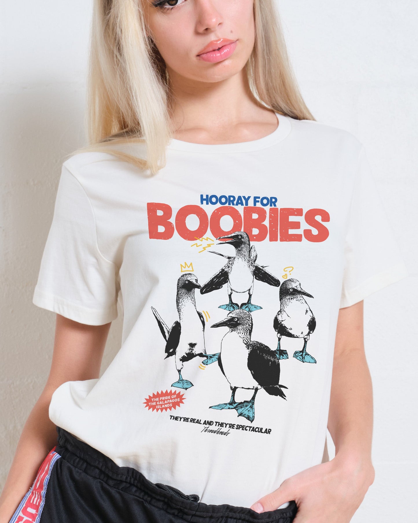 Hooray for Boobies Women's Tee