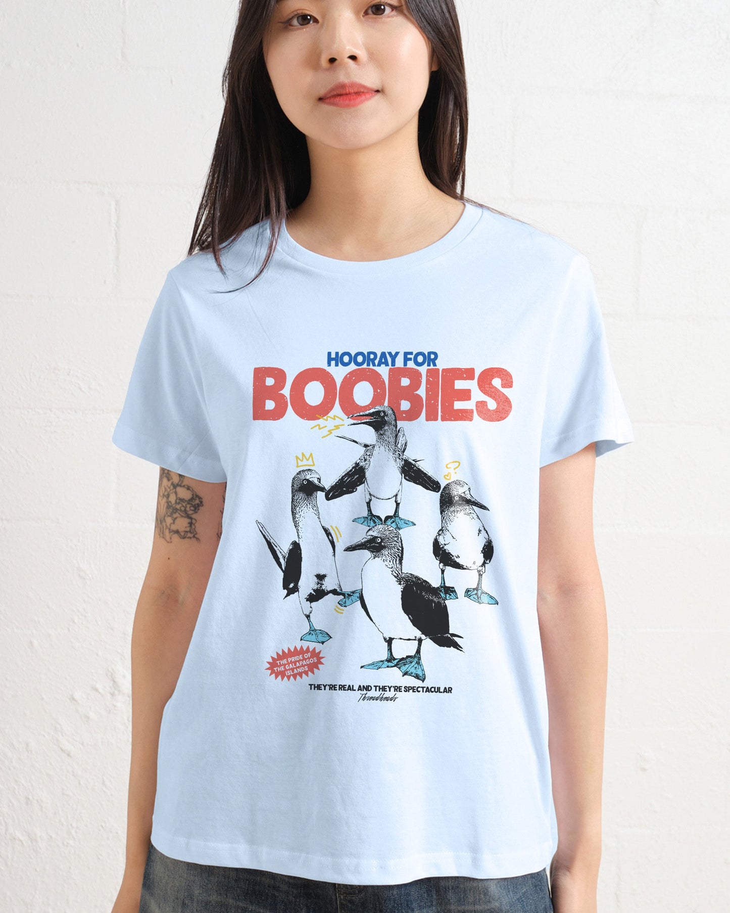 Hooray for Boobies Women's Tee