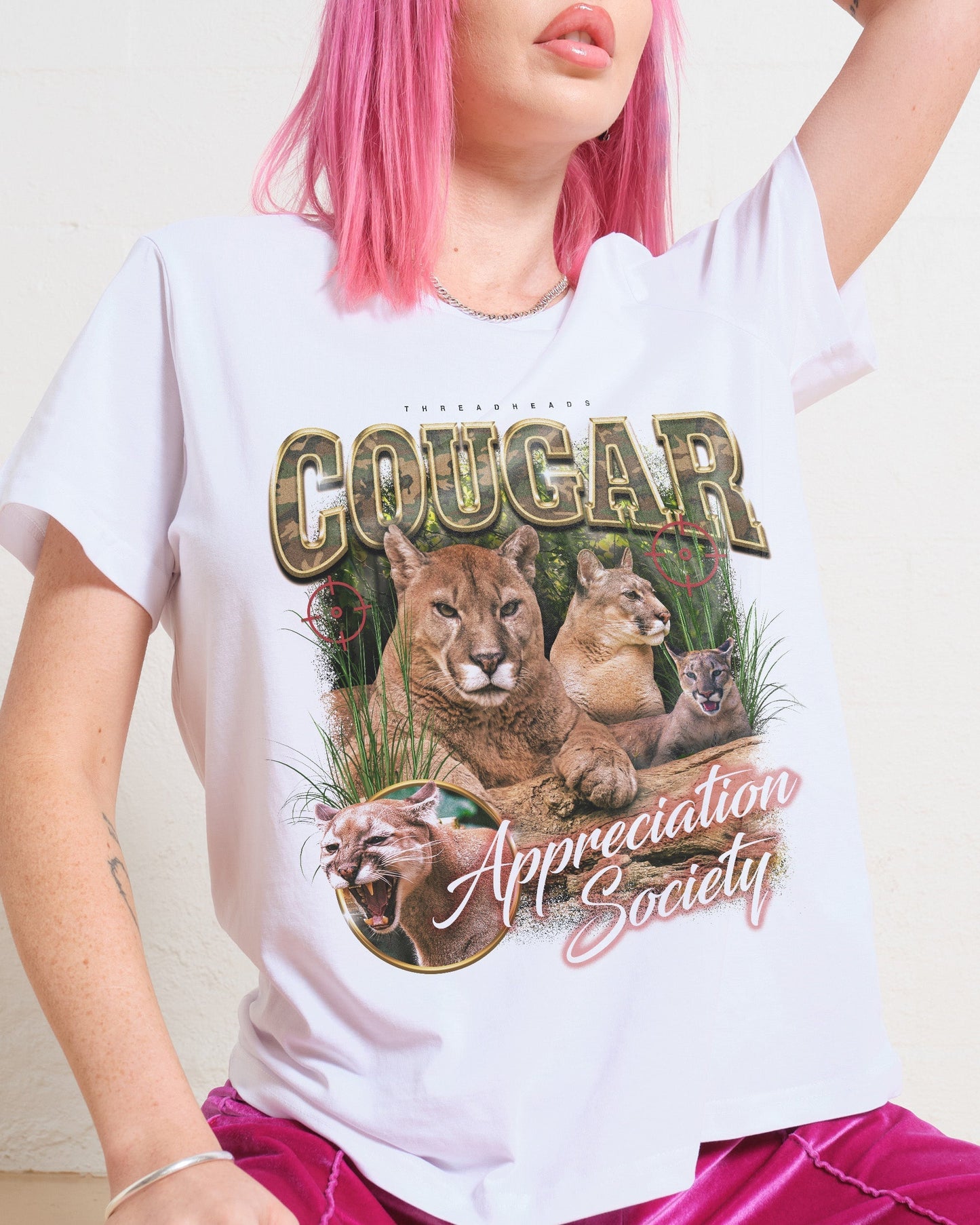 Cougar Appreciation Society Women's Tee