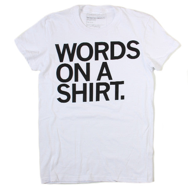 Words On A Shirt