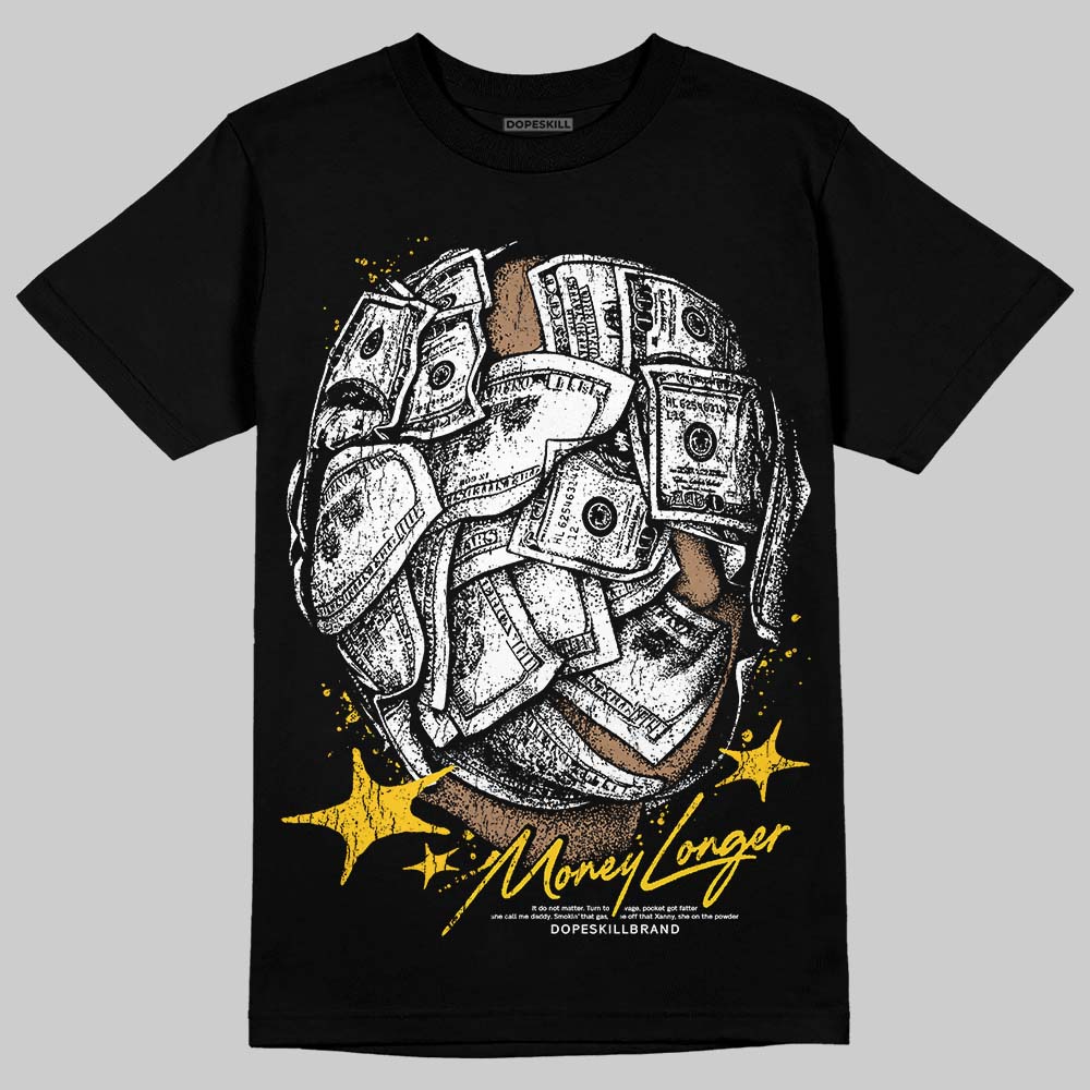 Yellow Collection DopeSkill T-Shirt Money Longer Graphic