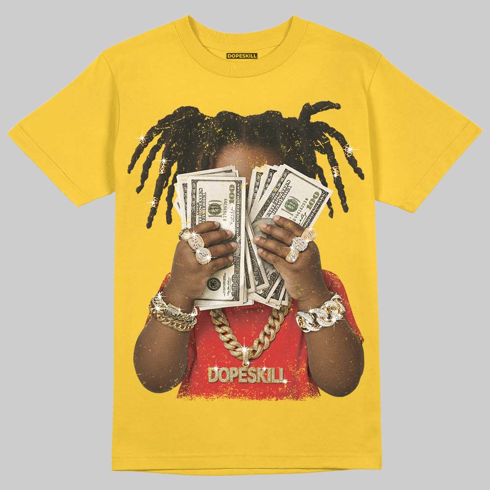 Yellow Collection DopeSkill T-Shirt Rich Youth Graphic