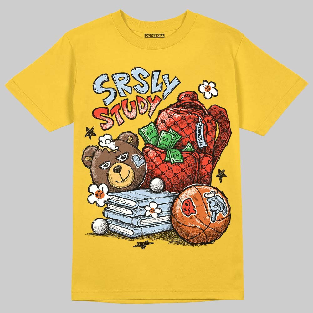 Yellow Ochre 6s DopeSkill T-Shirt SRSLY Study Graphic