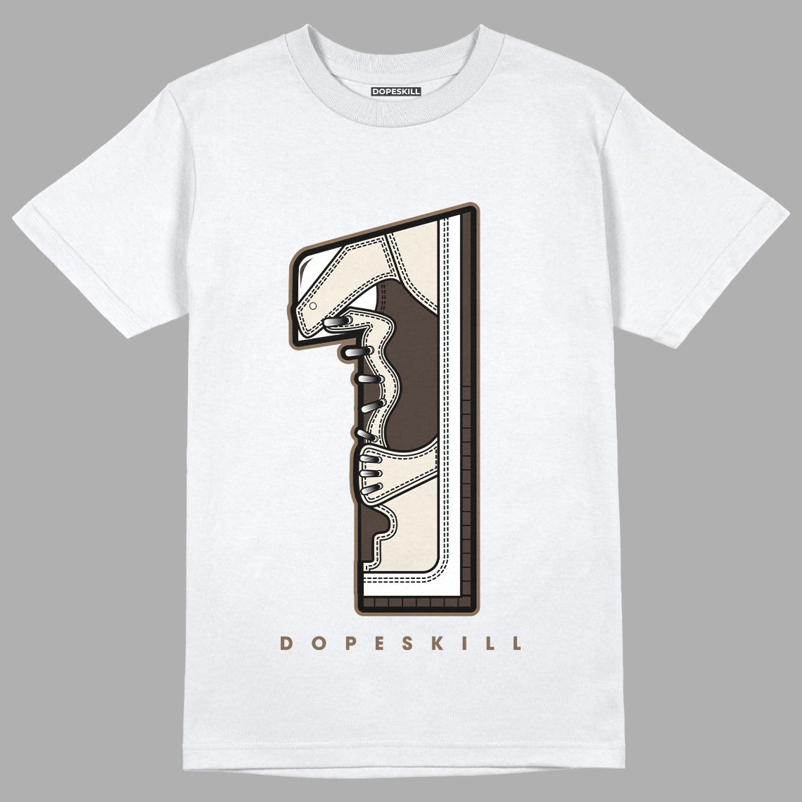 AJ 1 Low OG ‚ÄúReverse Mocha‚Äù DopeSkill T-Shirt No.1 Graphic