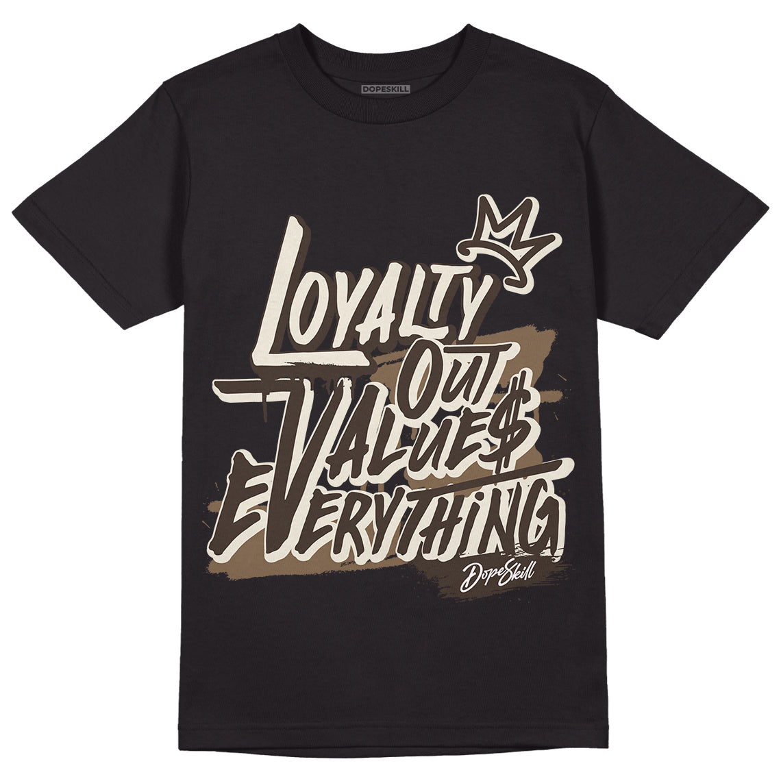 AJ 1 Low OG ‚ÄúReverse Mocha‚Äù DopeSkill T-Shirt LOVE Graphic