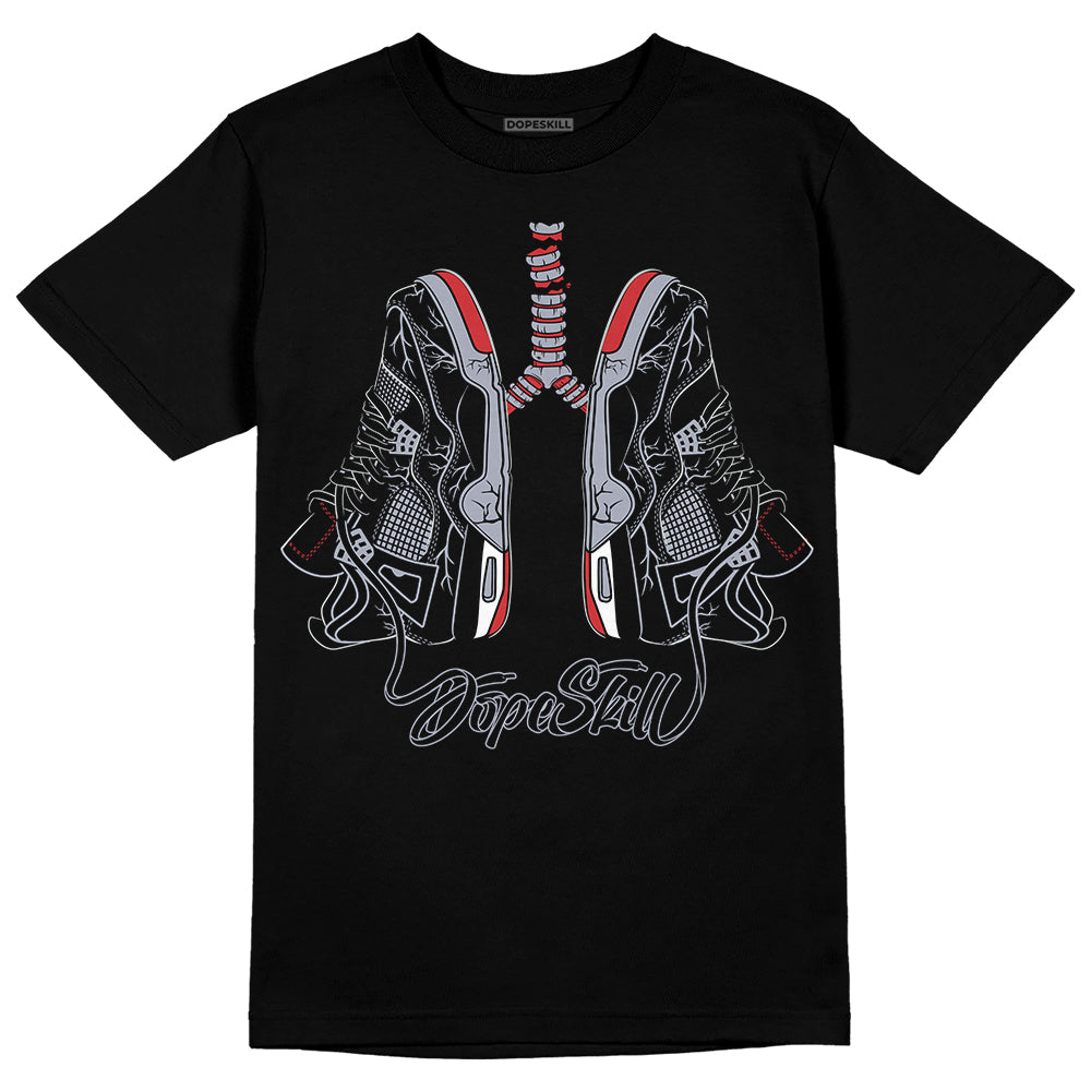 Bred Reimagined 4s DopeSkill T-Shirt Breathe Graphic