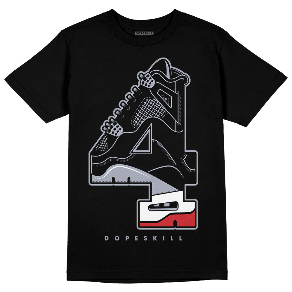 Bred Reimagined 4s DopeSkill T-Shirt No.4 Graphic