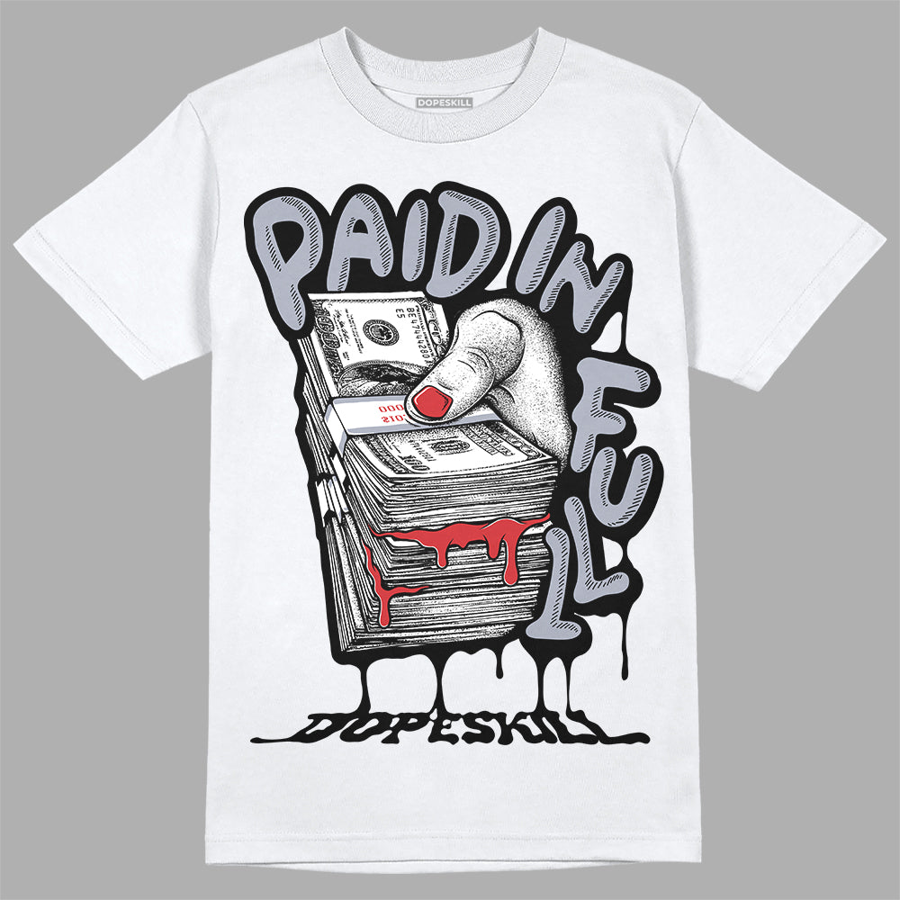 Bred Reimagined 4s DopeSkill T-Shirt Paid In Full Graphic