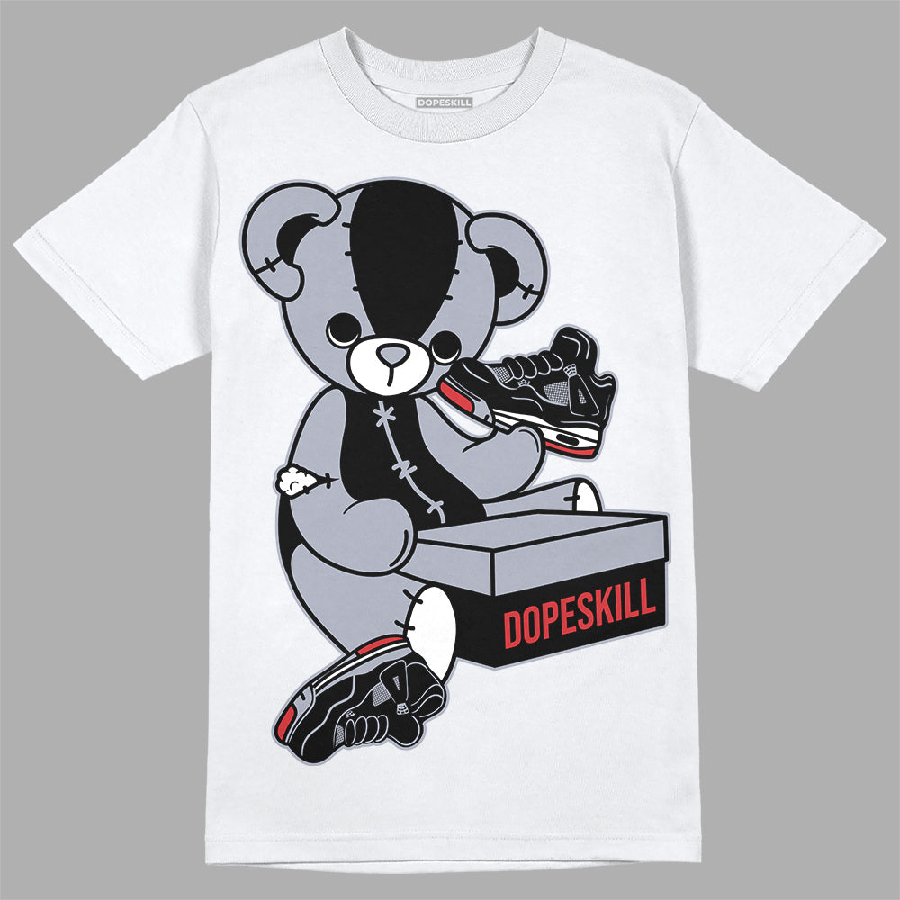 Bred Reimagined 4s DopeSkill T-Shirt Sneakerhead BEAR Graphic