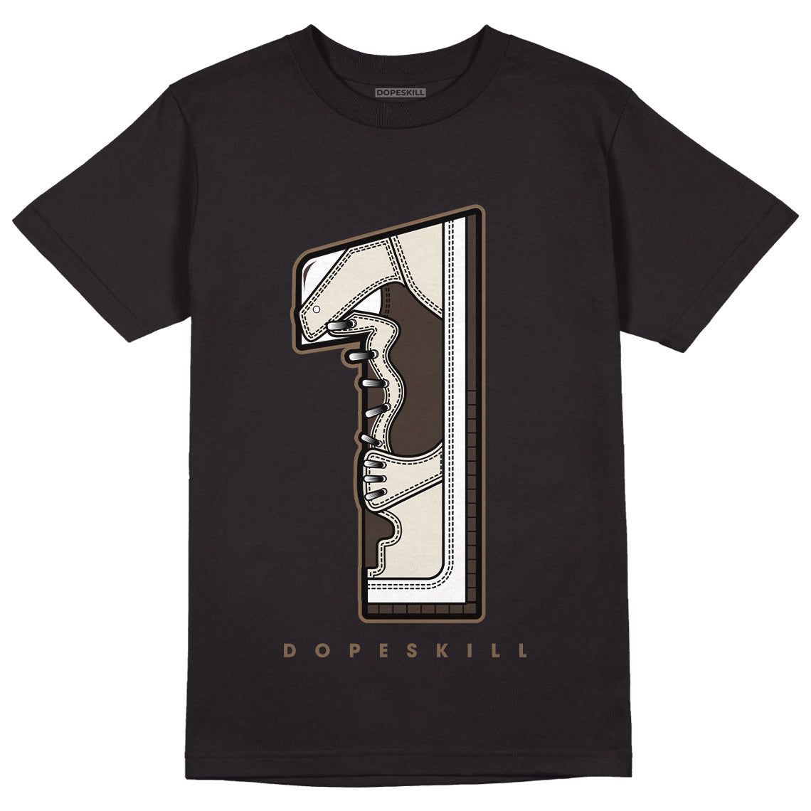 AJ 1 Low OG ‚ÄúReverse Mocha‚Äù DopeSkill T-Shirt No.1 Graphic