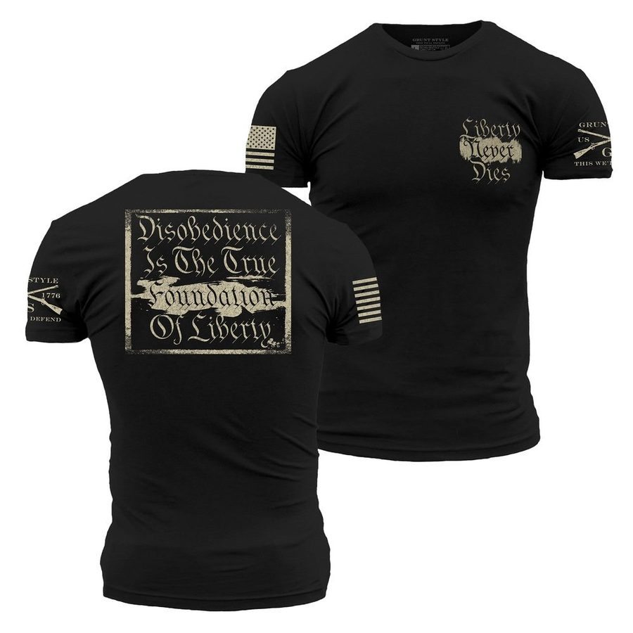 Liberty Never Dies T-Shirt - Black