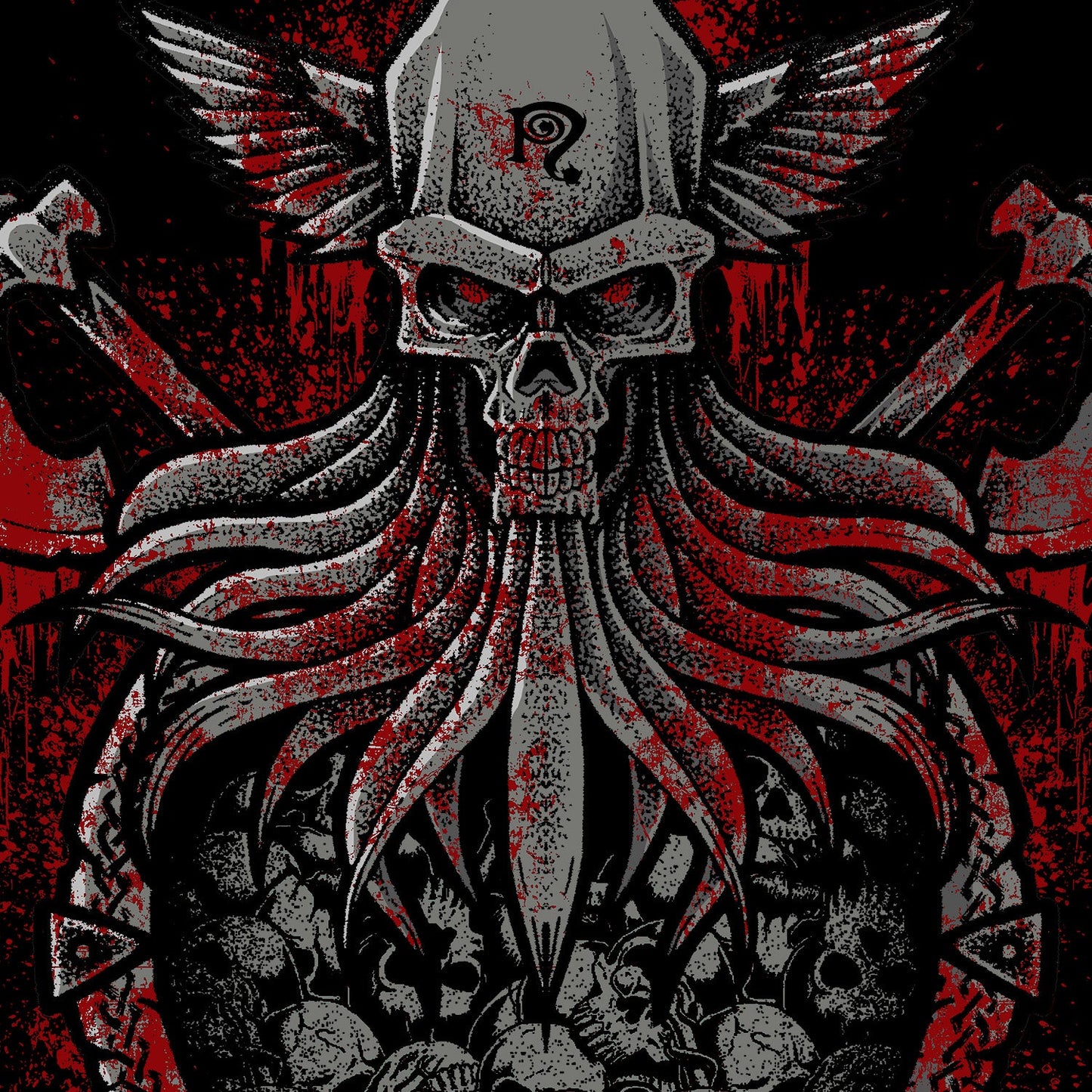 Necro "Gory Days Skull Axe" T-Shirt