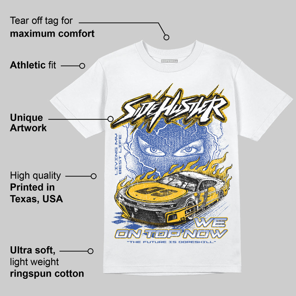 Royal Blue Collection DopeSkill T-Shirt New Side Hustler Graphic