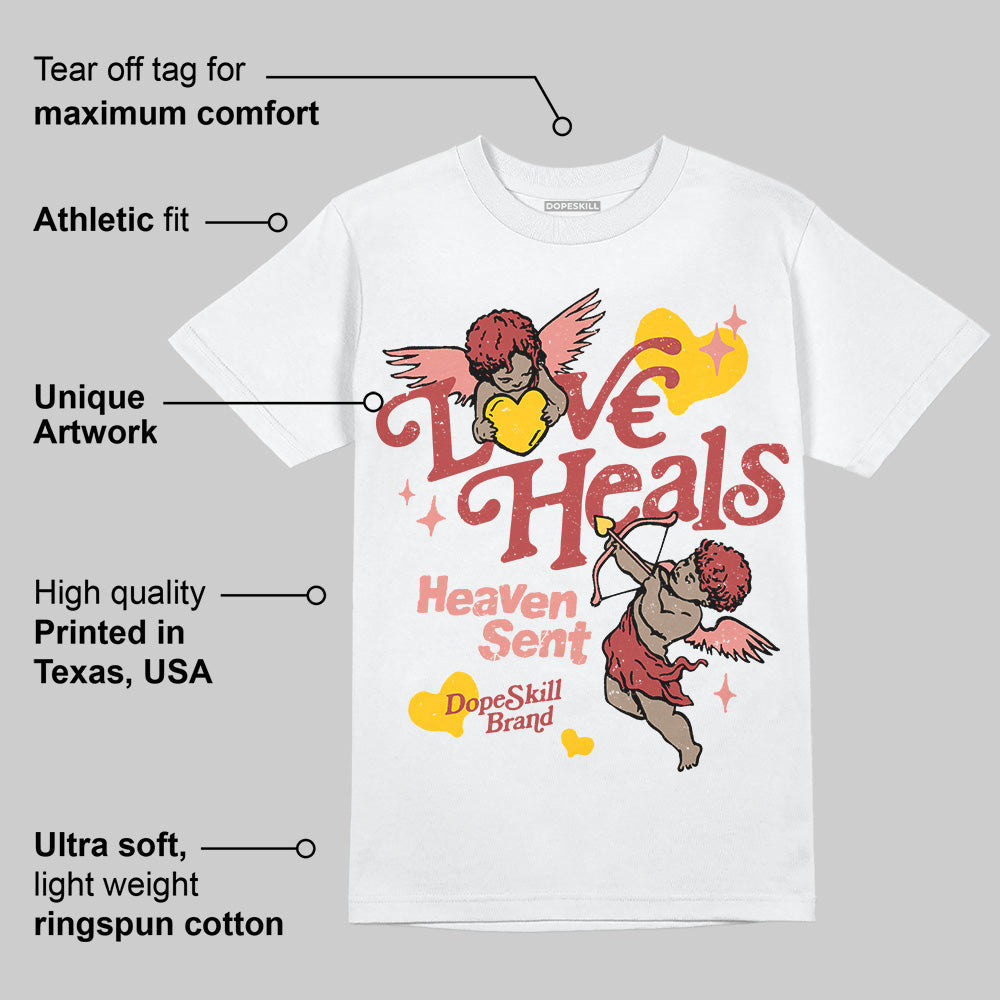 Dune Red 13s DopeSkill T-Shirt New Love Heals Graphic