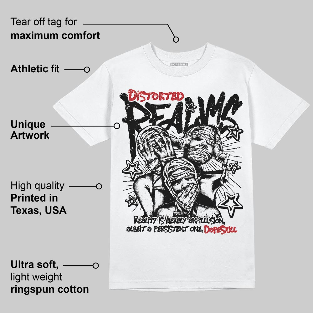 Bred 11s DopeSkill T-Shirt Distorted Realms Graphic