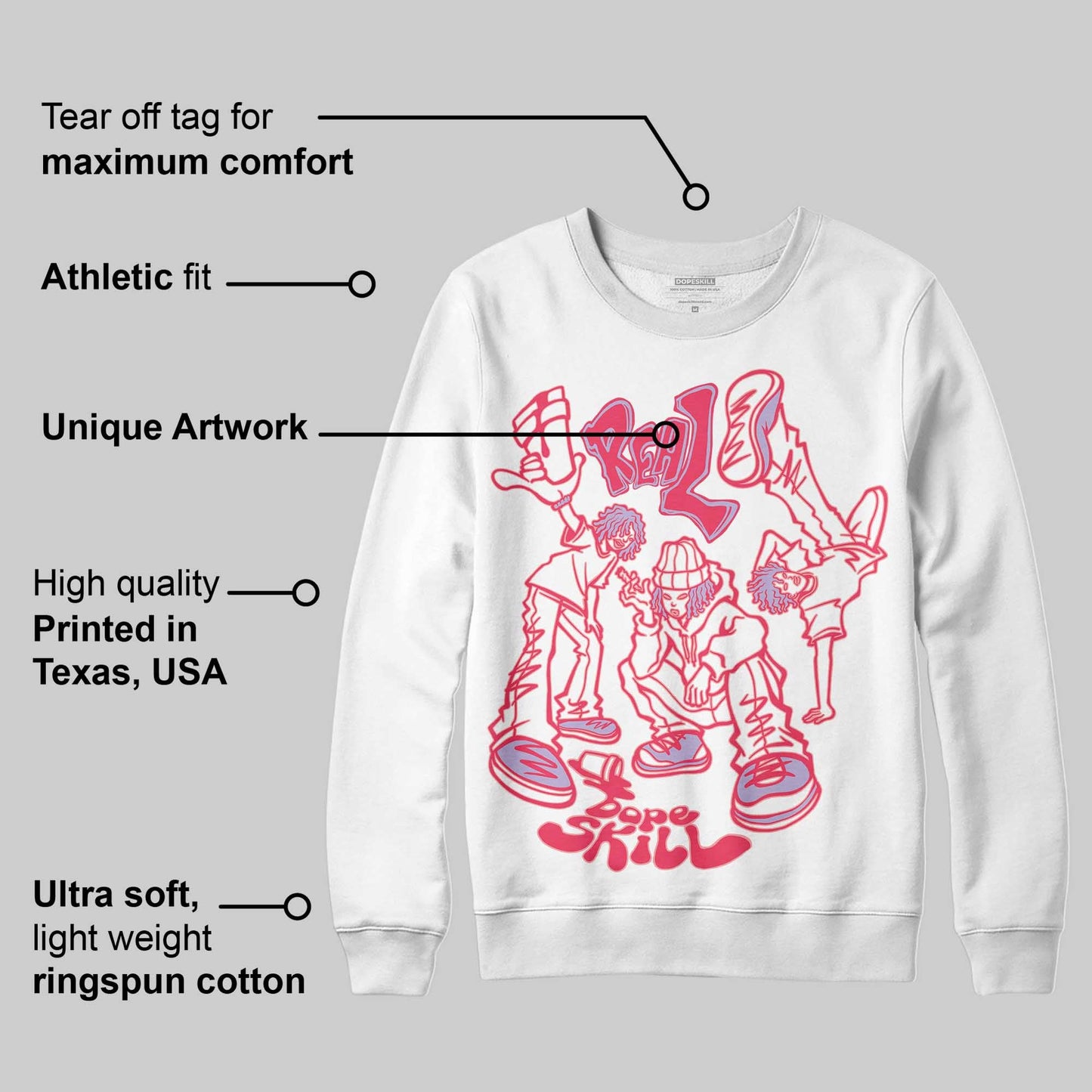 Peanut Butter Jelly 5s DopeSkill Sweatshirt Real Y2K Players Graphic