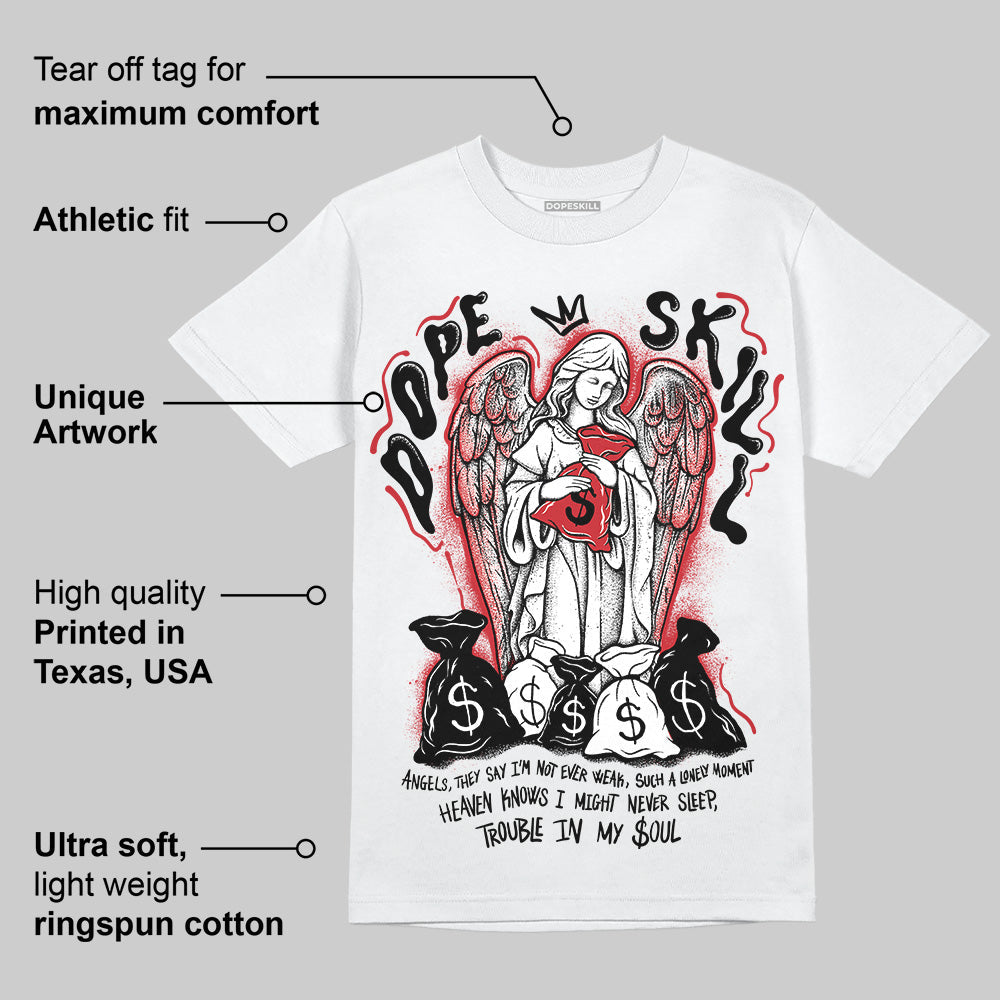 Bred 11s DopeSkill T-Shirt Angels Graphic