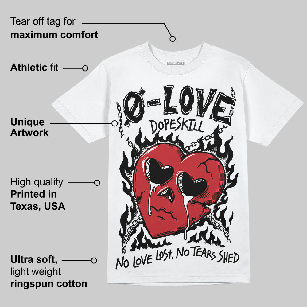 Bred 11s DopeSkill T-Shirt Crying Heart Graphic