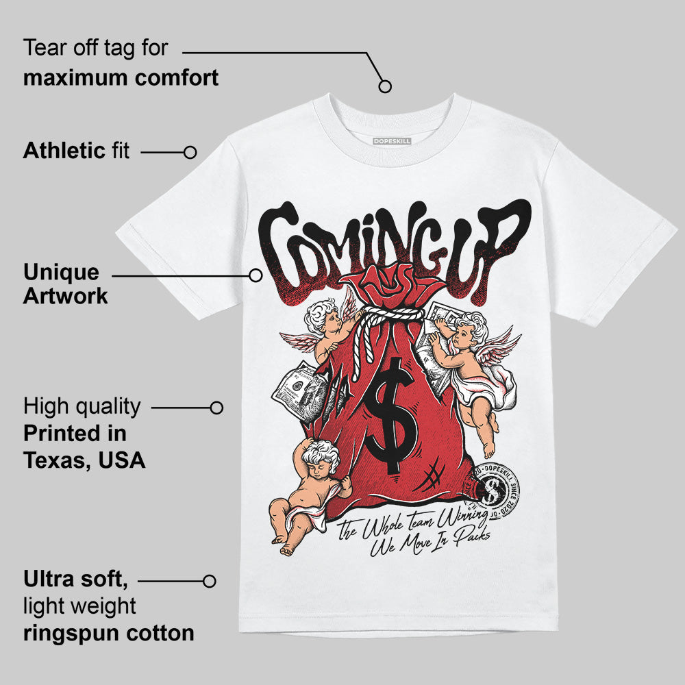 Bred 11s DopeSkill T-Shirt Money Bag Coming Up Graphic