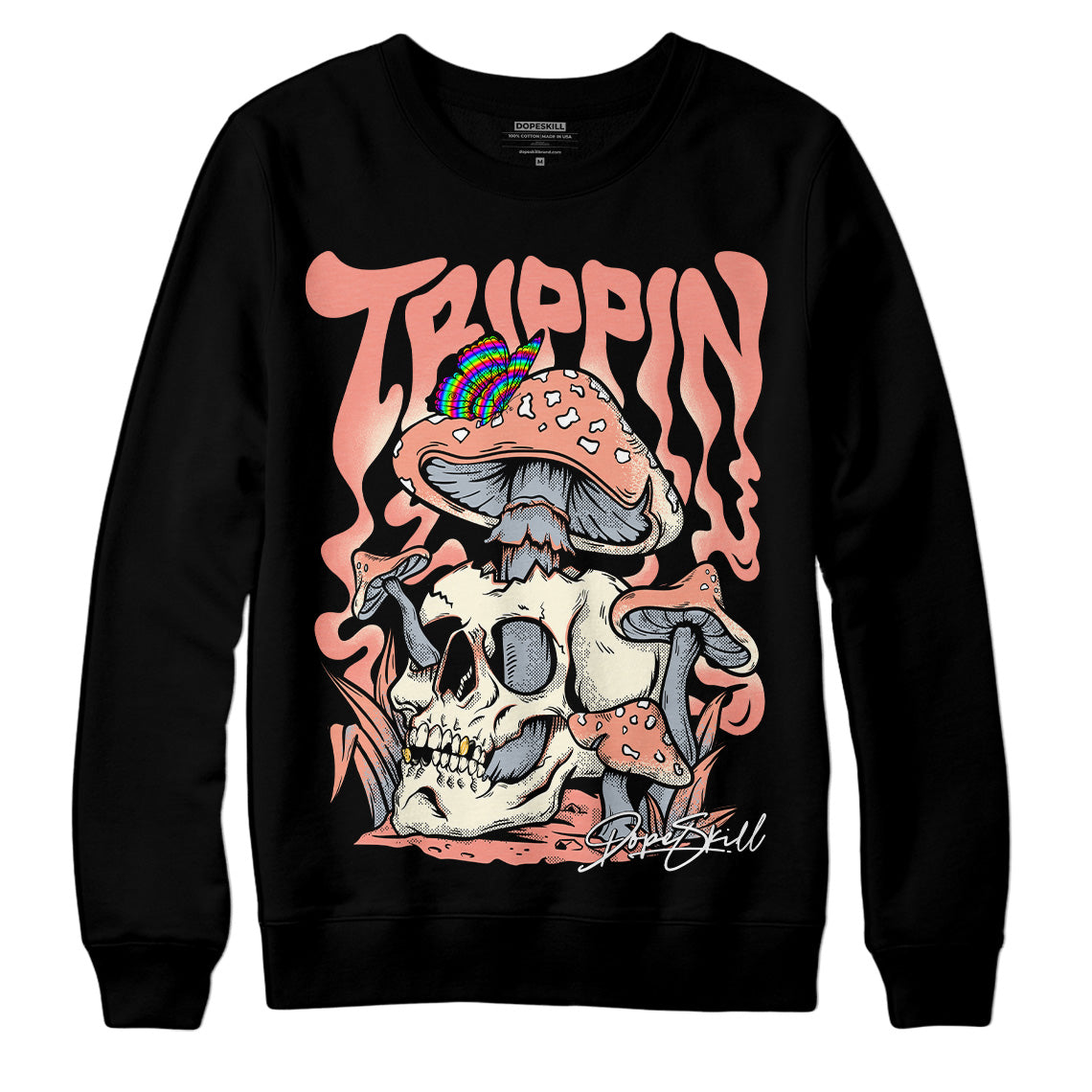Crimson Bliss 5s DopeSkill Sweatshirt Trippin Graphic