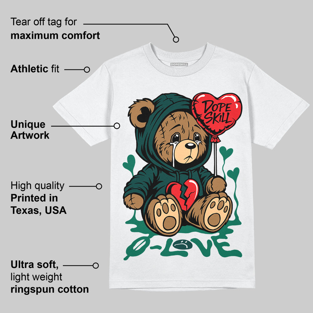 Oxidized Green 4s DopeSkill T-Shirt Broken Bear Graphic